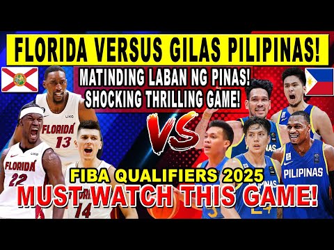 GILAS PILIPINAS vs FLORIDA - Kai Sotto Pinas Unstoppable Performance! FIBA Qualifiers 2025 - 2k24