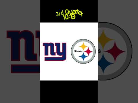 NFL Monday Night Football Week 8 Predictions #trending #nfl #steelers #giants #mondaynightfootball