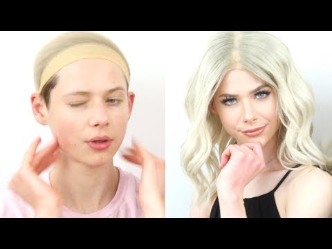 Transforming myself into A WOMAN! Extreme drag transformation ft. Flawless Kevin