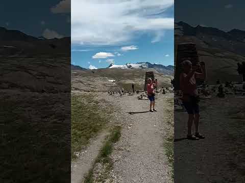 Nach dem Eisbad, Luft Trocknen auf 2770m 😝 Col d'Iseran