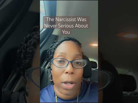 #narcissists  THE NARCISSIST WAS NEVER SERIOUS ABOUT YOU