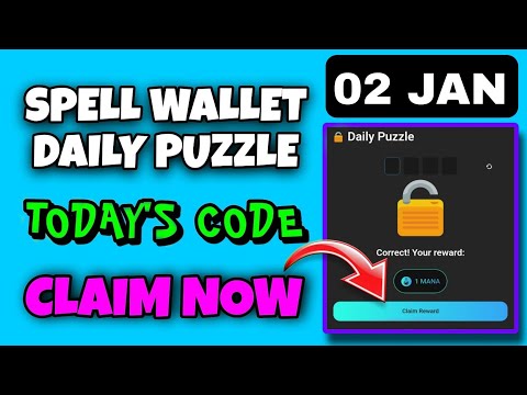 Spell Wallet Daily Puzzle Today 2 January | Spell Wallet Today Puzzle | Spell Wallet Secret Code