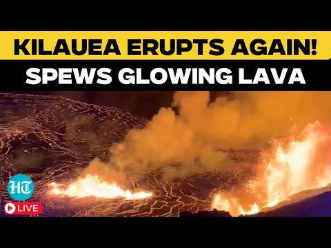 Kilauea Volcano LIVE: Hawaii's Kilauea Volcano Erupts, Spewing Lava And Billowing Smoke | Big Island