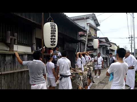 2017年8月6日　脇岬祇園祭振興会　けんか祭り　この伝統はいつまで続くのか?#祭り囃子