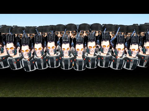 NEW UPGRADED SKIBIDI TOIELT ARMY part 6!!! SKIBIDI TOILET IN GARRY'S MOD!