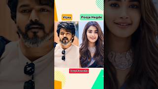 Vijay And Pooja Hegde Life journey transformation #vijay #poojahegde #shorts