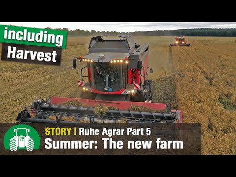 Ruhe Agrar Part 5: New Farm in Picher – Harvest and Tillage (Massey Ferguson tractors & combines)