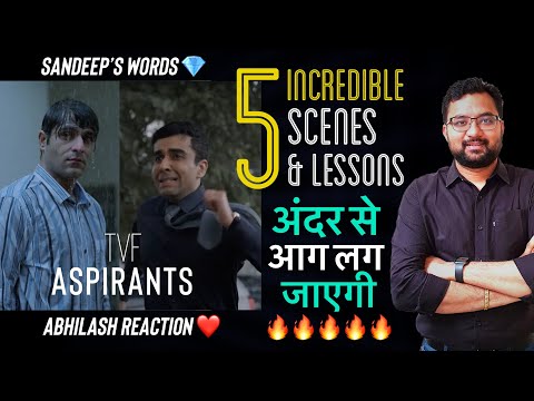 5 Incredible Scenes & Lessons From TVF Aspirants 🔥 IAS Motivation | UPSC | Life Changing Video