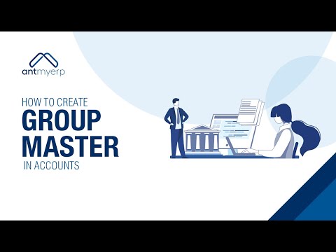 Create group master in accounts | Finance Module | AntMyERP- English