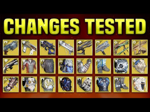 ALL EXOTIC UPDATES TESTED in Episode Revenant (Armor & Weapon Overhauls) 【 Destiny 2 】