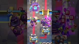 EVOLVED MEGA KNIGHT VS EVOLVED PEKKA! #clashroyale #shorts