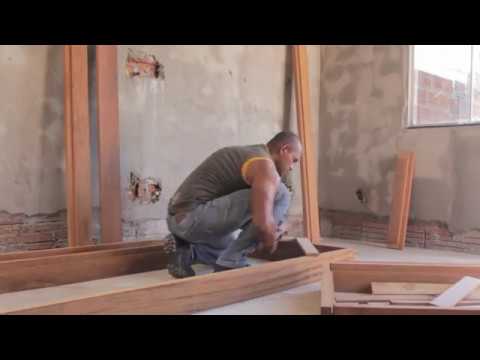 CONSTRUINDO A PRÓPRIA CASA #53 MONTANDO OS PORTAIS, BATENTES DA CASA