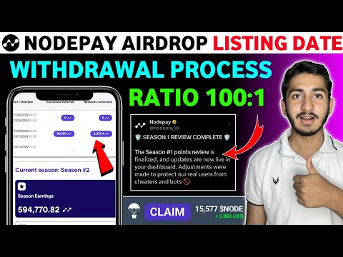 Nodepay Airdrop listing date | Nodepay wallet connect | Nodepay Airdrop withdrawal process