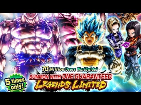 [DRAGON BALL LEGENDS] 70 MILLION USERS WORLDWIDE! SUMMON WITH ONE GUARANTEED!! LEGENDS LIMITED!!!