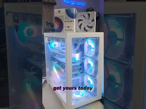 thermalright white argb halo ring pc case fans  tl ws12 s120mm . very nice looking fans