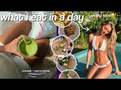 WHAT I EAT IN A DAY! *realistic* & easy recepies + going out🥣🥒 (vlog styled)