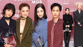 黒木メイサ、志尊淳、夏木マリ、YOASOBI、上野樹里ら豪華ゲストがGUCCIコーデで来場！ 展覧会「GUCCI COSMOS」フォトコール