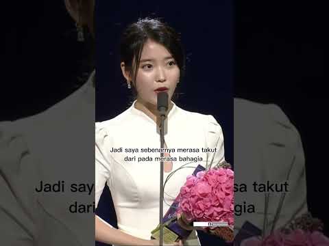 Perasaan IU saat gunakan Nama Lee Jieun untuk karir akting (IU BROKER AWARDS)