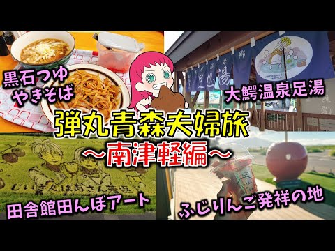 【青森旅】青森40市町村巡り！～南津軽編～びっくり！？青森のディープなスポットを発見！（大鰐町・黒石市・田舎館村・藤崎町・板柳町）鰐come・こみせ通り・田んぼアート・りんご飴・いたや毛豆　古津軽他