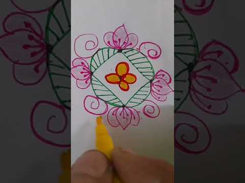 chinna chinna kolam.  Rangoli design #shorts kolam #easy rangoli #rangoli