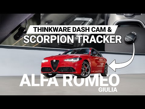 In-Depth Auto Security: Thinkware Dash Cam & Scorpion Tracker Features | Alfa Romeo Giulia