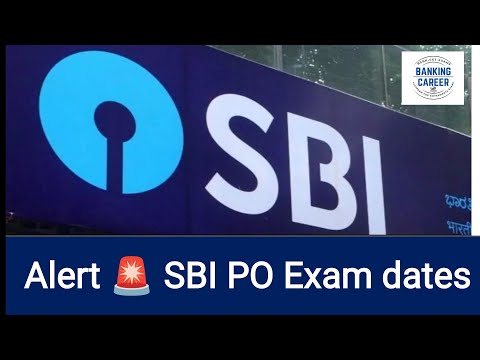 🔥🔥🚀🚀SBI PO Prelims Exam dates 🗓️ I Surprise 🚀🚀