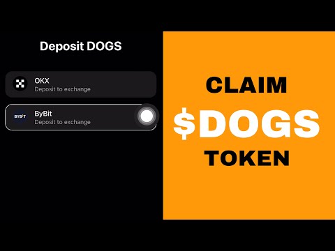 $DOGS Airdrop Claim: How to Transfer $DOGS token to ByBit Exchange | $DOGS x ByBit Withdrawal