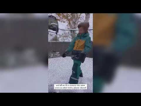 Kids Jump All Year, Even in the Snow with Springfree Trampoline!