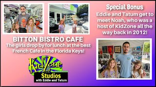 Bitton Bistro Cafe was a great choice for lunch during filming for KidZone on SeeMyBeach.com!