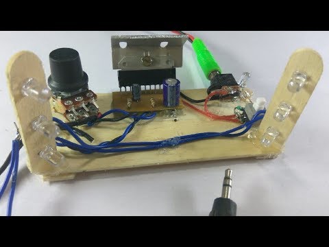 Amplifier - 6283 single channel amplifier and music reactive LEDs