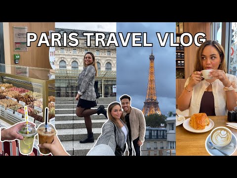 PARIS TRAVEL VLOG // Explore with us, Eiffel Tower, Louvre Museum, yummy restaurants + cafés 🇫🇷🥐☕️