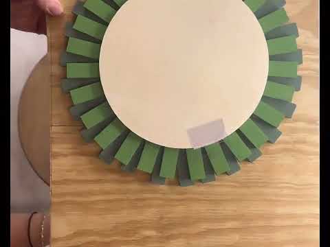 Tumbling Tour Block Christmas Wreath DIY