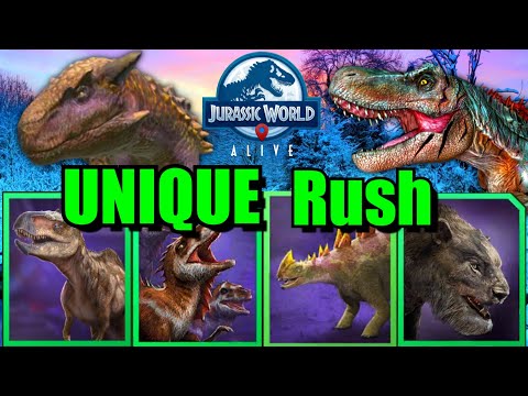 What's the Best Choice for UNIQUE RUSH Week in Jurassic World Alive?