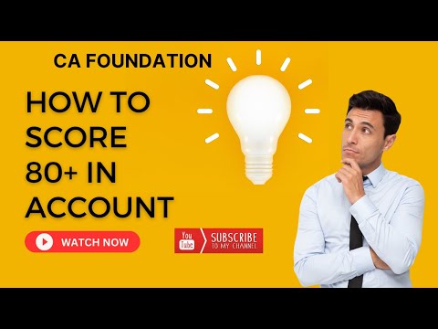 CA FOUNDATION  ACCOUNTS MOST IMPORTANT CHAPTER MAY 2023 l CA FOUNDATION HELPFUL l BY KEVAL