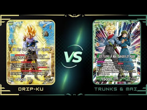 Drip-Ku vs Trunks/Mai : Dragon Ball Super Masters Set 24 Locals