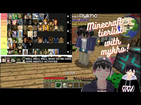 Using cactus to beat farm and beat other mobs [minecraft + tierlist stream] ft. MykhoVT