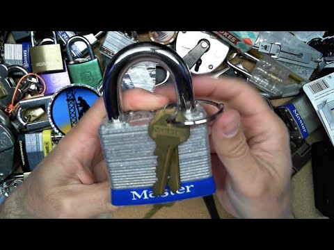 [191] Master Lock No 19 with J. Gabriel security pins picked open @j.gabriel8573