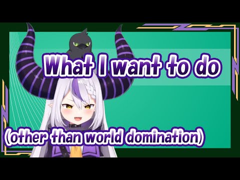 Laplus will announce what she wants to do.[ENG SUB/hololive]