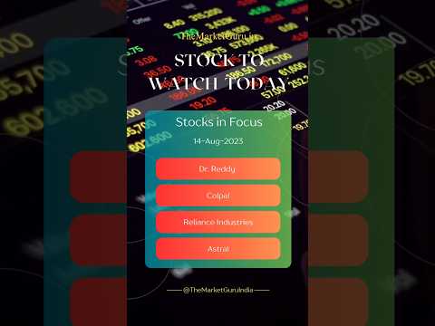 Stocks of the Day #relaince #drreddy #astral #colpal #stockmarket #trading #sharemarket