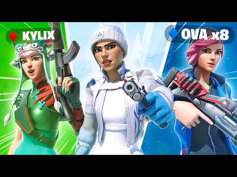 MY NEW TRIO! 🤫🏆 | FNCS HIGHLIGHTS ft. Kylix & x8 | OVA Rijas77