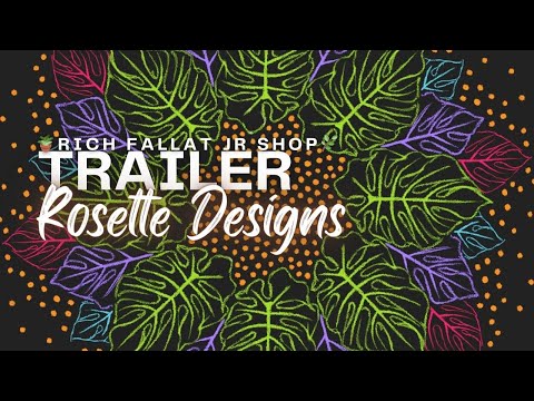 Live Stream Design: Rose and Monstera Rosette Patterns