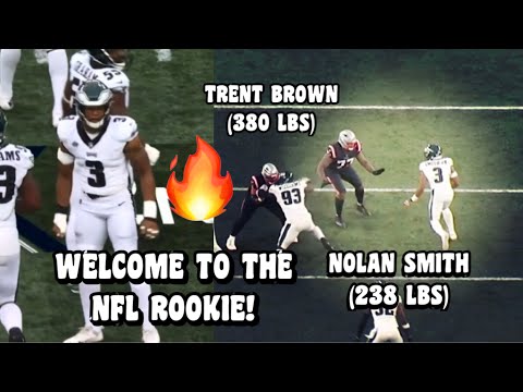 Nolan Smith Eagles ‘DEBUT’ Vs Patriots 🔥 Welcome to the NFL 😨 2023 Eagles Vs Patriots highlights