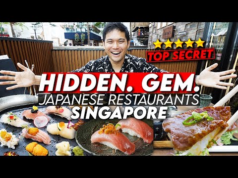 Trying ONLY Singapore’s HIDDEN GEM Japanese Restaurants