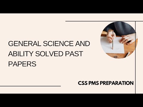 Complete Solved past paper for CSS PMS aspirants