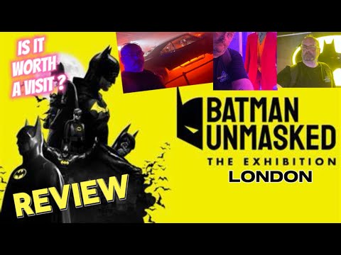 Review. BATMAN UNMASKED EXHIBITION!#batman #dccomics #dc #joker #review #reviews #batmanunmasked