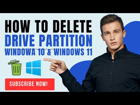 How to delete a drive partition in Windowa 10 & Windows 11