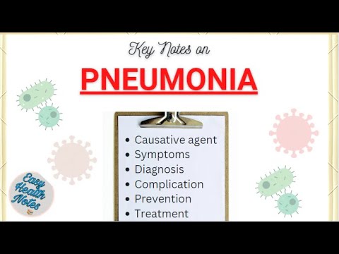 Pneumonia-Causes, Symptoms & Complications, Diagnosis, Prevention, Treatment & Control