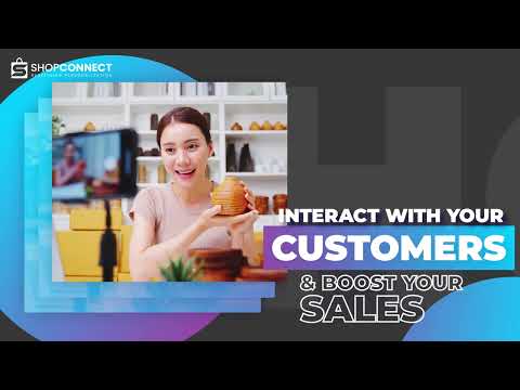 Sell your products on video with ShopConnect