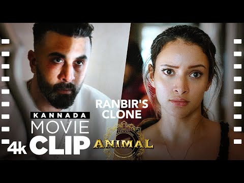 ANIMAL Kannada SCENE #26: Ranbir's Clone😲 | The Professional Butcher Aziz🔪 | Ranbir,Tripti,Bhushan K