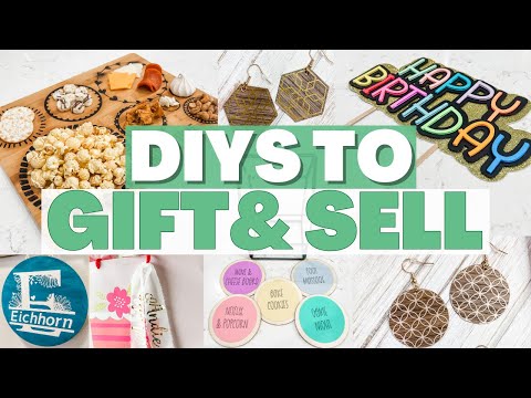 🌟Unique DIY GIFT IDEAS that you can also SELL!  Get the JUMP AHEAD for the Upcoming Holiday Season!